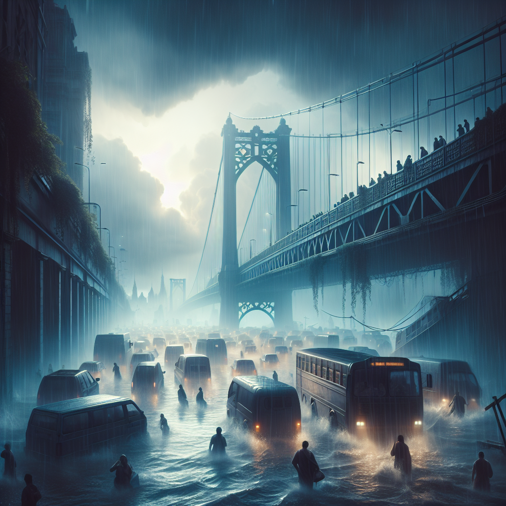 Las fuertes lluvias complican una operación retorno del Puente de Mayo con millones de desplazamientos