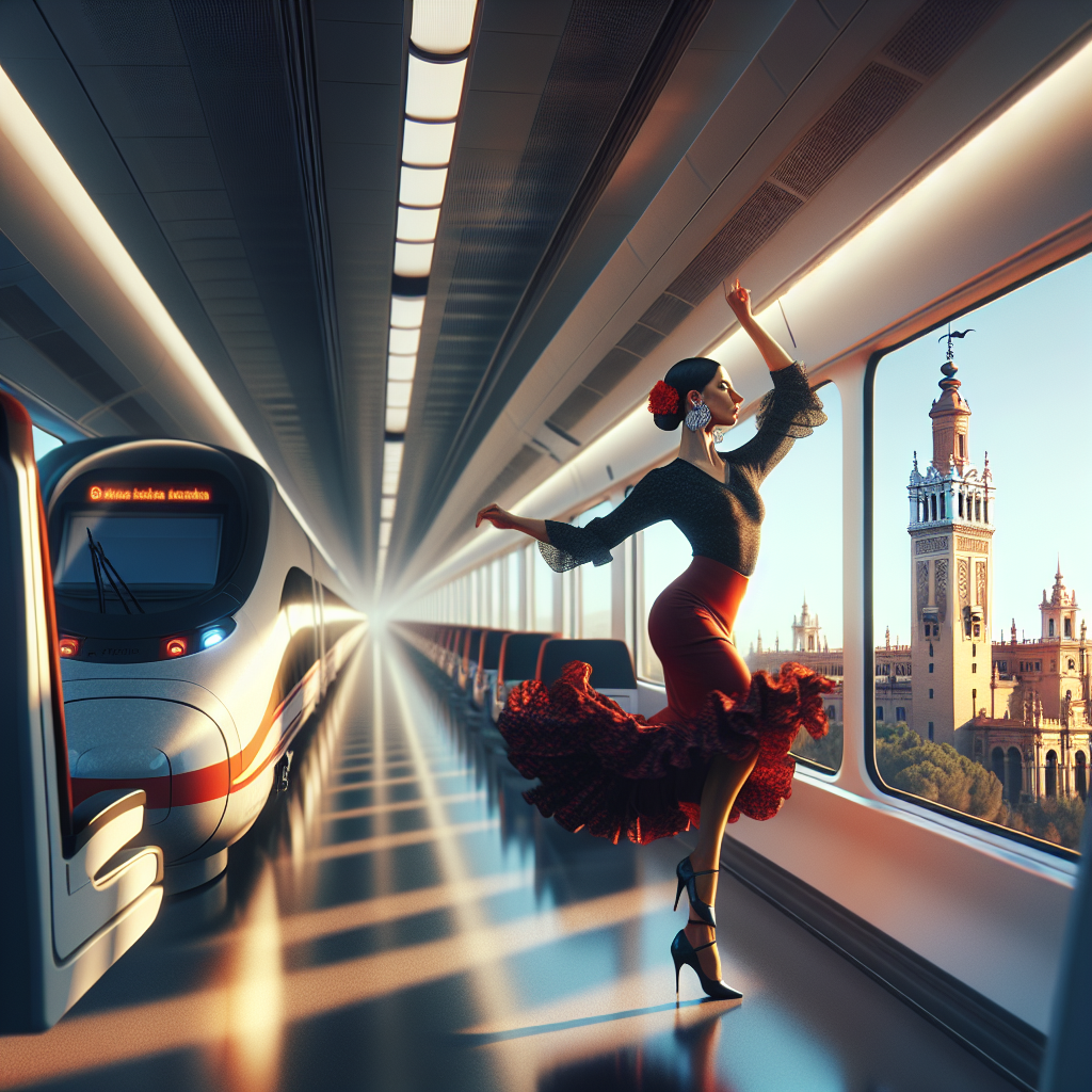 César Cadaval Canta Bulerías en Protesta por los Retrasos de Renfe en la Línea de Alta Velocidad Madrid-Sevilla