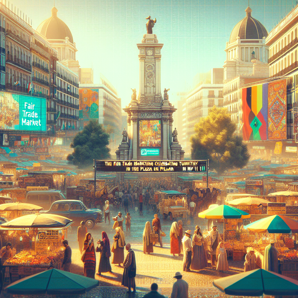 Plaza del Pilar acoge la vigésima edición de la Lonja del Comercio Justo