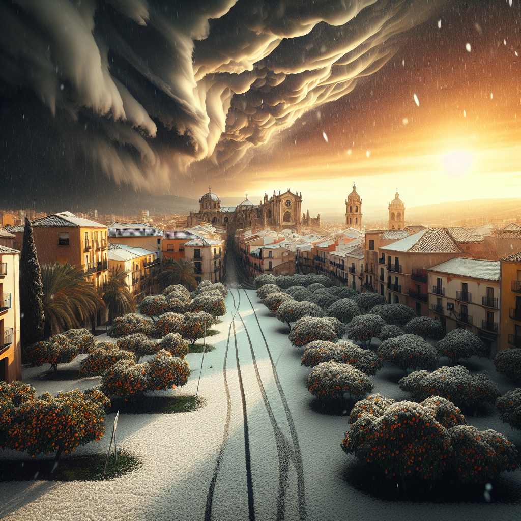 Granizo y Nieve Azotan España: Tiempo Extremo en Murcia y Valencia