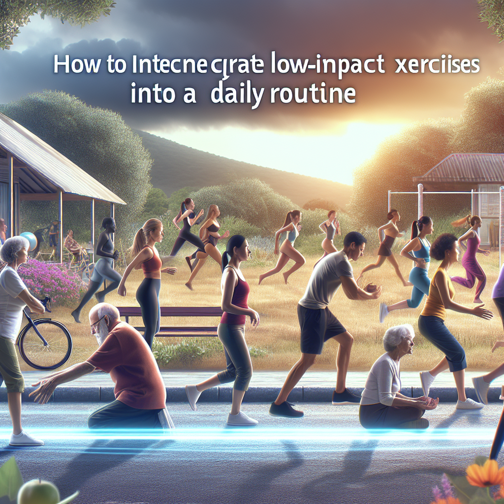 5. Cómo integrar ejercicios de bajo impacto en una rutina diaria