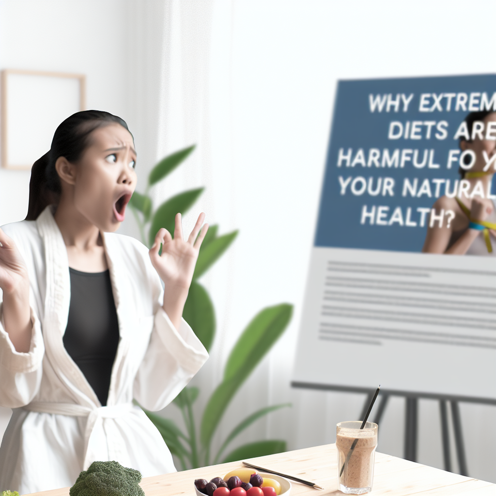 Por qué las dietas extremas pueden ser perjudiciales para tu salud natural