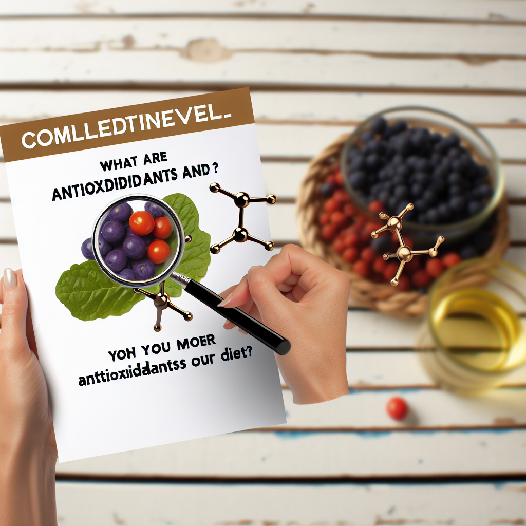 ¿Qué son los antioxidantes y por qué son importantes?