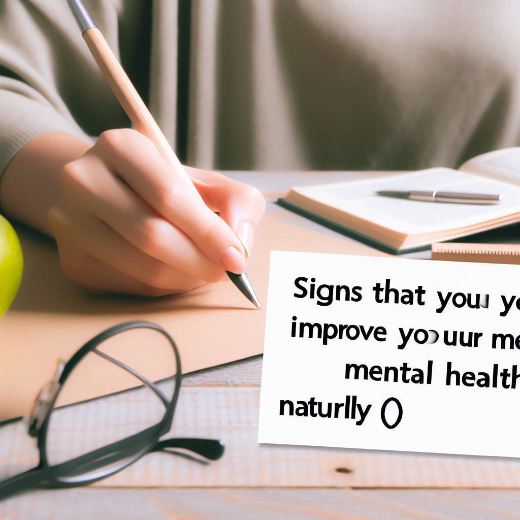 Señales de que necesitas mejorar tu salud mental de forma natural